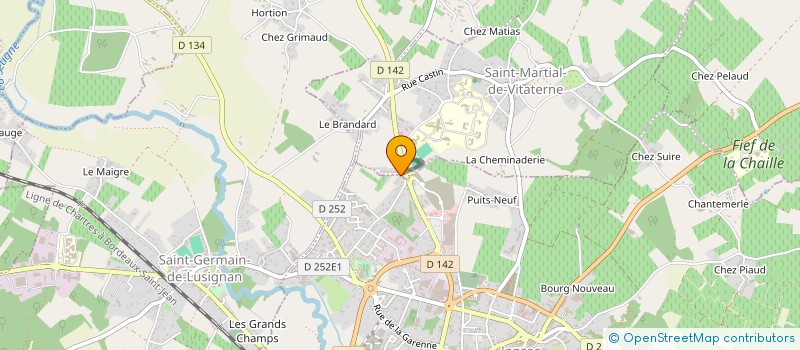 localisation de l'entreprise MADAME ISABELLE CAROLINE ROUILLARD à JONZAC