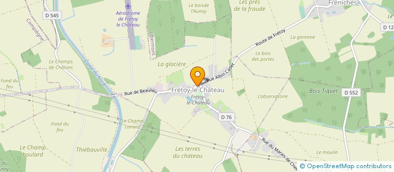 localisation de l'entreprise MADAME ISABELLE CARON  FRETOY-LE-CHATEAU