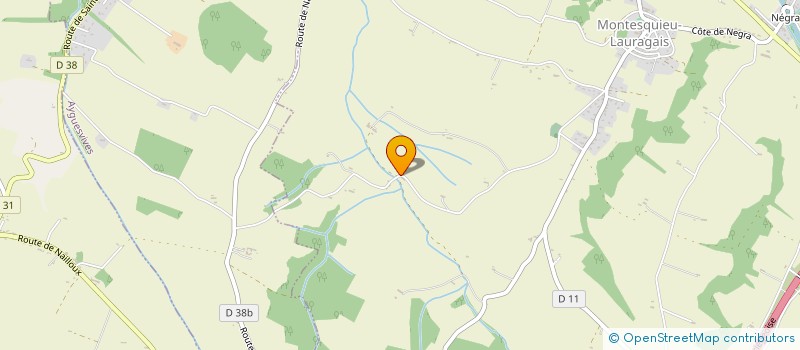 localisation de l'entreprise MADAME ISABELLE CARON  MONTESQUIEU-LAURAGAIS