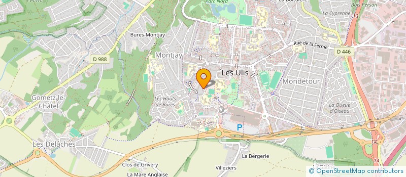 localisation de l'entreprise MADAME ISABELLE CARRE  LES ULIS