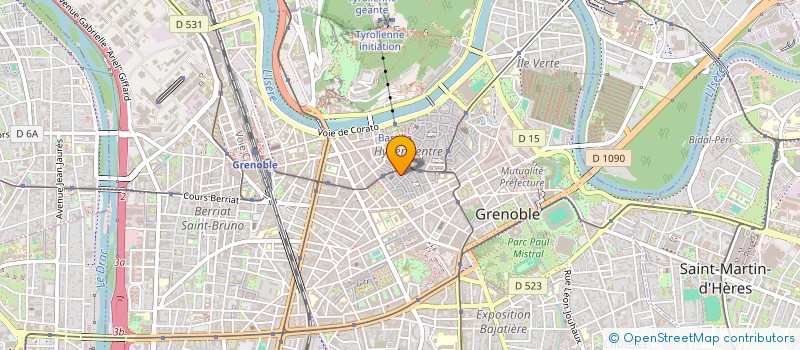 localisation de l'entreprise MADAME ISABELLE CARRET  GRENOBLE