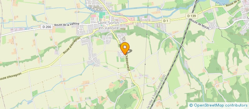 localisation de l'entreprise MADAME ISABELLE CARRON  SAINT-SORLIN-EN-VALLOIRE