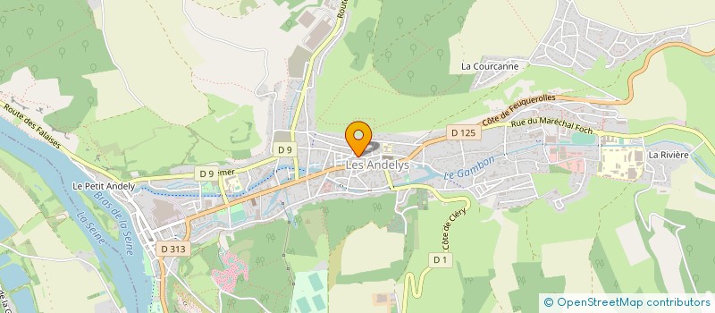 localisation de l'entreprise MADAME ISABELLE CARTIER à LES ANDELYS