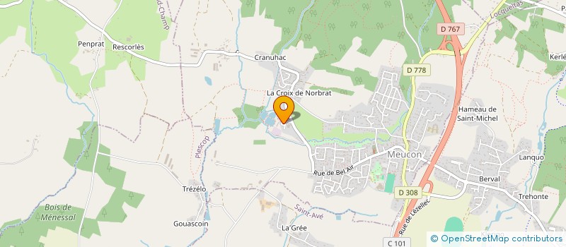 localisation de l'entreprise MADAME ISABELLE CARTRON  PLESCOP