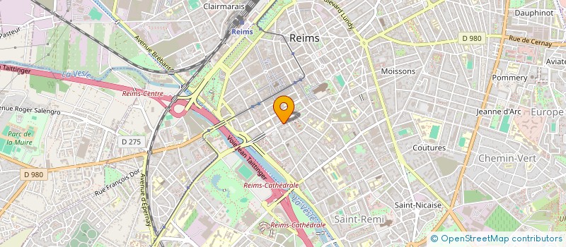 localisation de l'entreprise MADAME ISABELLE CASSEGRAIN  REIMS