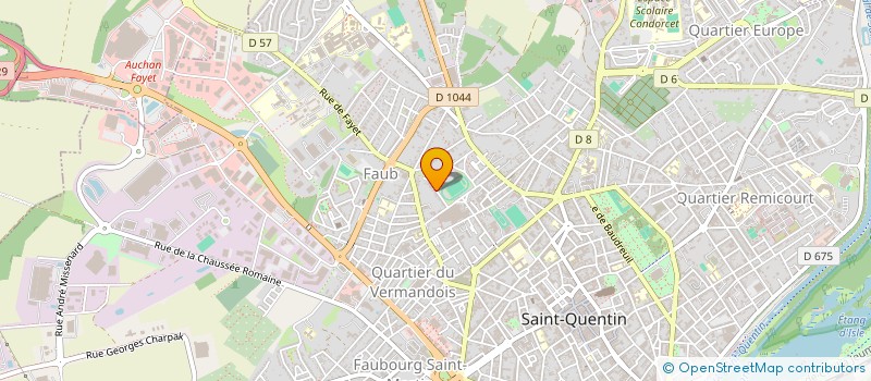 localisation de l'entreprise MADAME ISABELLE CASSELEUX à SAINT-QUENTIN