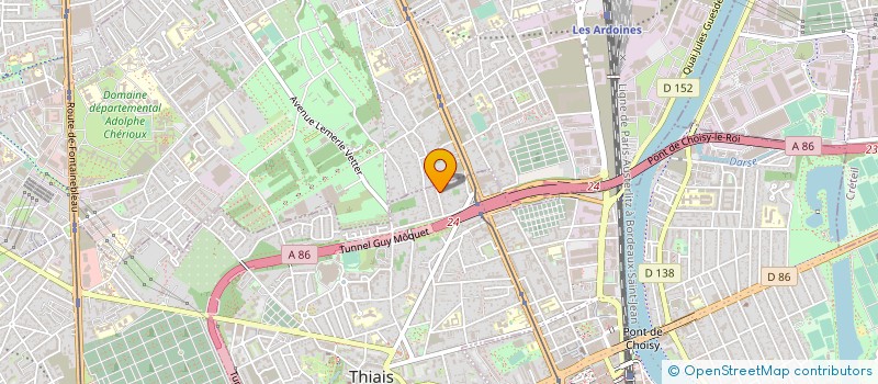 localisation de l'entreprise MADAME ISABELLE CATAUD  THIAIS