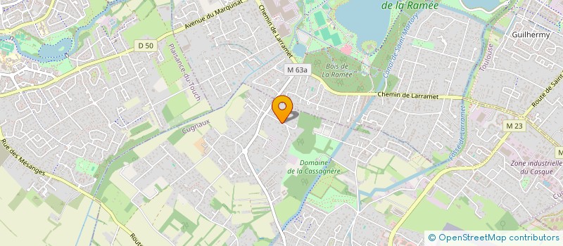 localisation de l'entreprise MADAME ISABELLE CATOIRE  CUGNAUX