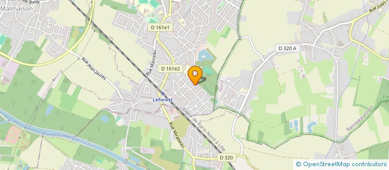 localisation de l'entreprise MADAME ISABELLE CAVERNE-FLOND  LEFOREST