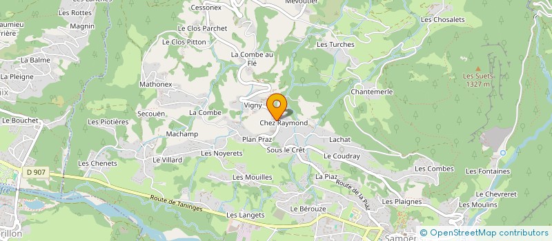 localisation de l'entreprise MADAME ISABELLE CAYLAT à SAMOENS