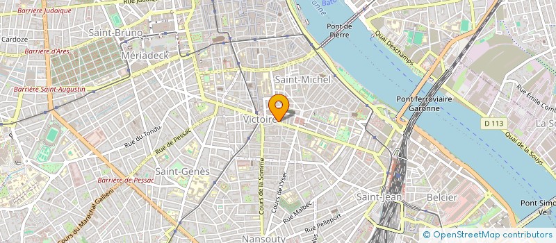 localisation de l'entreprise MADAME ISABELLE CAZAURAN à BORDEAUX