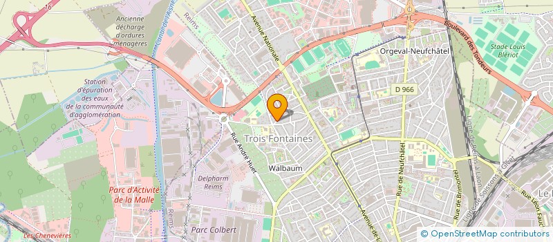 localisation de l'entreprise MADAME ISABELLE CECILIA FERNANDES GONCALVES  REIMS