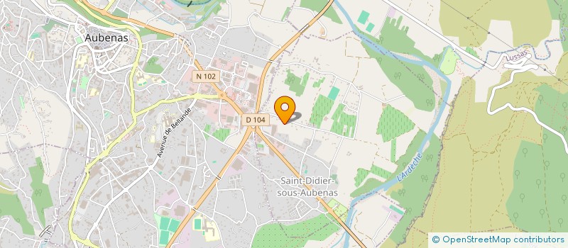 localisation de l'entreprise MADAME ISABELLE CELLIER à SAINT-DIDIER-SOUS-AUBENAS