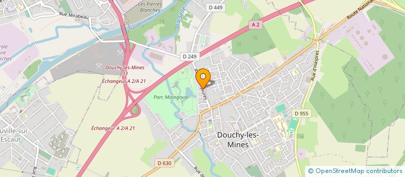 localisation de l'entreprise MADAME ISABELLE CENTA à DOUCHY-LES-MINES
