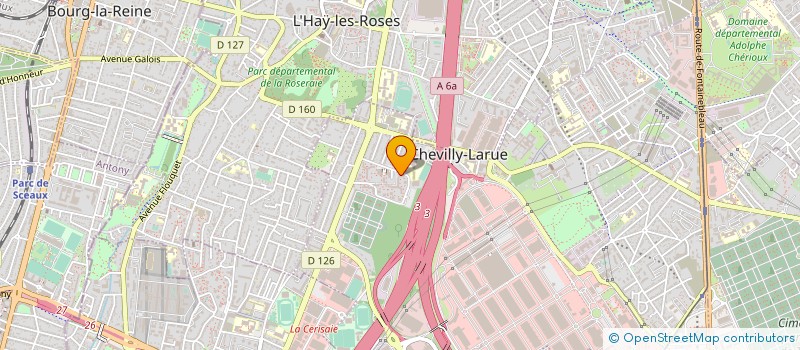 localisation de l'entreprise MADAME ISABELLE CERISIER à CHEVILLY-LARUE