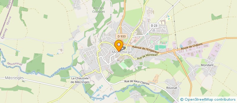 localisation de l'entreprise MADAME ISABELLE CERKEZ  MONTMIRAIL