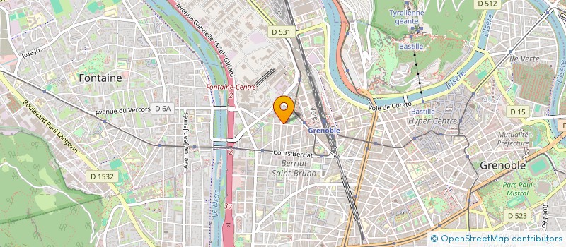 localisation de l'entreprise MADAME ISABELLE CERRETTI à GRENOBLE