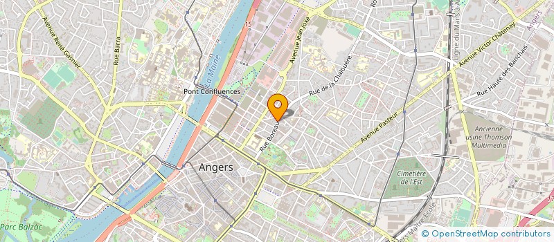 localisation de l'entreprise MADAME ISABELLE CESBRON à ANGERS