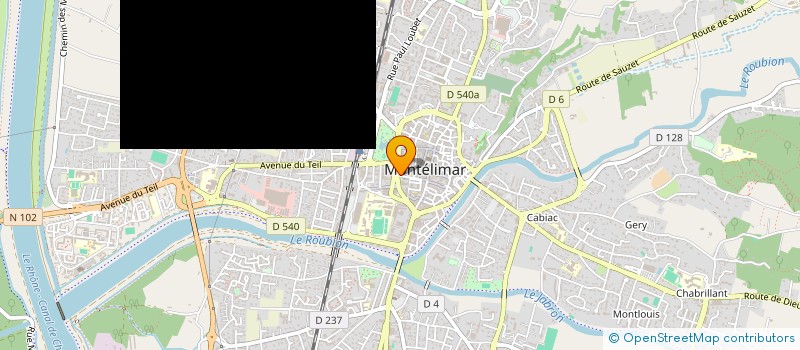 localisation de l'entreprise MADAME ISABELLE CEYTE  MONTELIMAR