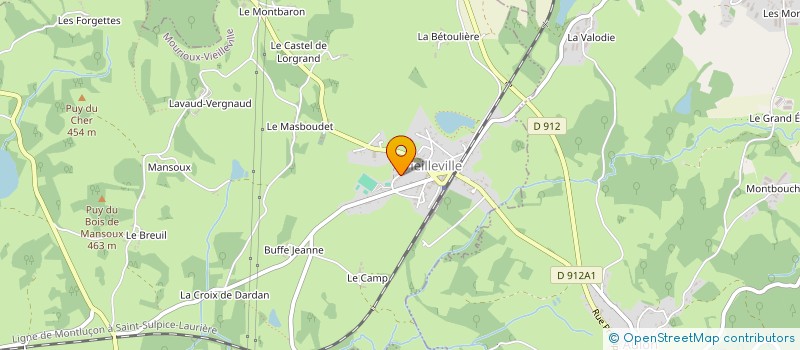localisation de l'entreprise MADAME ISABELLE CHABASSIER à MOURIOUX-VIEILLEVILLE