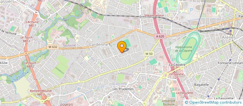 localisation de l'entreprise MADAME ISABELLE CHABBERT à TOULOUSE
