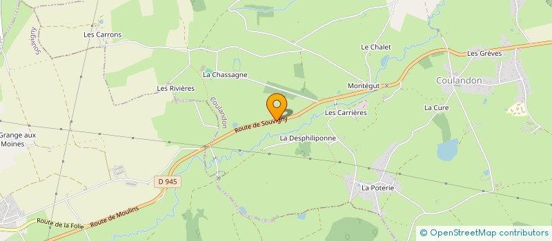 localisation de l'entreprise MADAME ISABELLE CHABIN  COULANDON