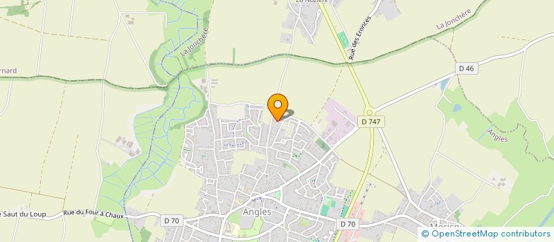 localisation de l'entreprise MADAME ISABELLE CHABIRAND  ANGLES