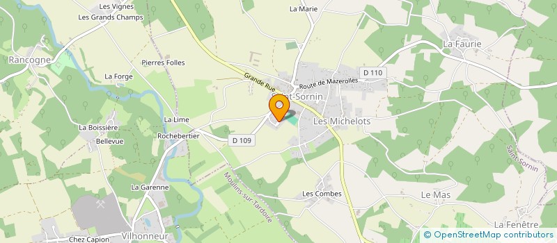 localisation de l'entreprise MADAME ISABELLE CHABOT à MOULINS-SUR-TARDOIRE