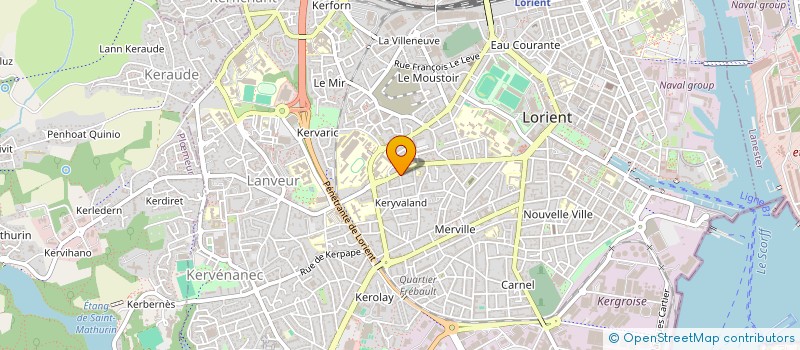 localisation de l'entreprise MADAME ISABELLE CHACUN  LORIENT