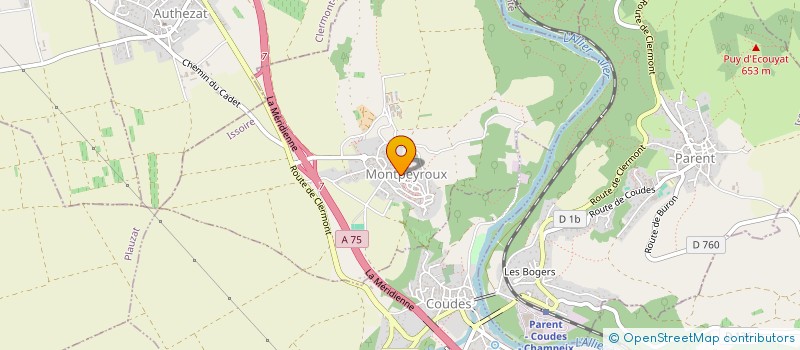 localisation de l'entreprise MADAME ISABELLE CHAFFARD  MONTPEYROUX