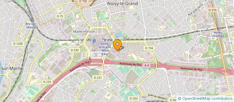 localisation de l'entreprise MADAME ISABELLE CHAGALOV  NOISY-LE-GRAND