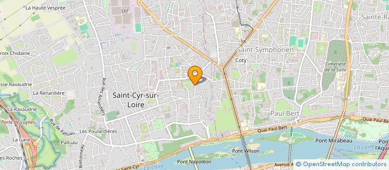 localisation de l'entreprise MADAME ISABELLE CHAGNEAU  SAINT CYR SUR LOIRE