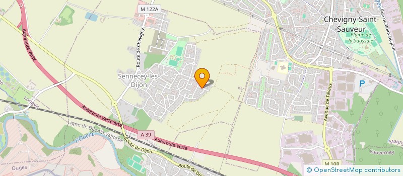 localisation de l'entreprise MADAME ISABELLE CHALBOS  SENNECEY-LES-DIJON