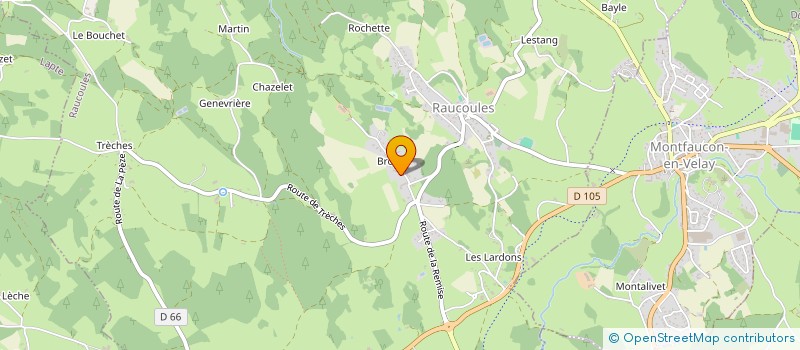 localisation de l'entreprise MADAME ISABELLE CHAMBOUX  RAUCOULES