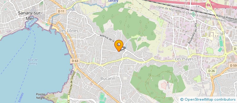 localisation de l'entreprise MADAME ISABELLE CHAMPCLAUX  SIX-FOURS-LES-PLAGES