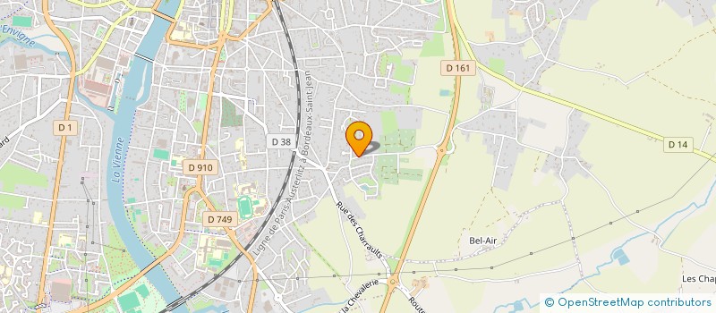 localisation de l'entreprise MADAME ISABELLE CHAMPEAUX  CHATELLERAULT