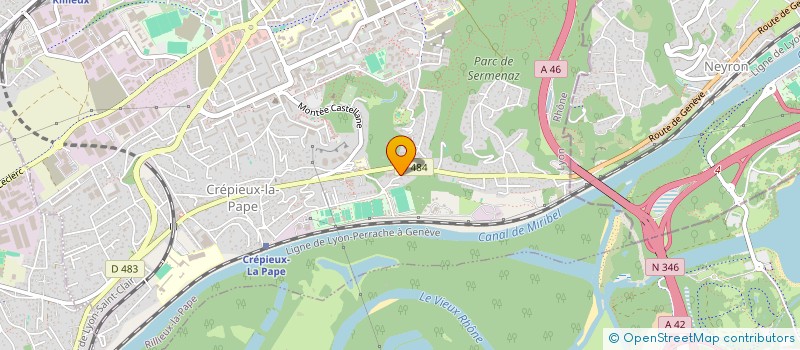 localisation de l'entreprise MADAME ISABELLE CHANAL  RILLIEUX-LA-PAPE