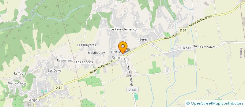 localisation de l'entreprise MADAME ISABELLE CHANAL  SONNAY