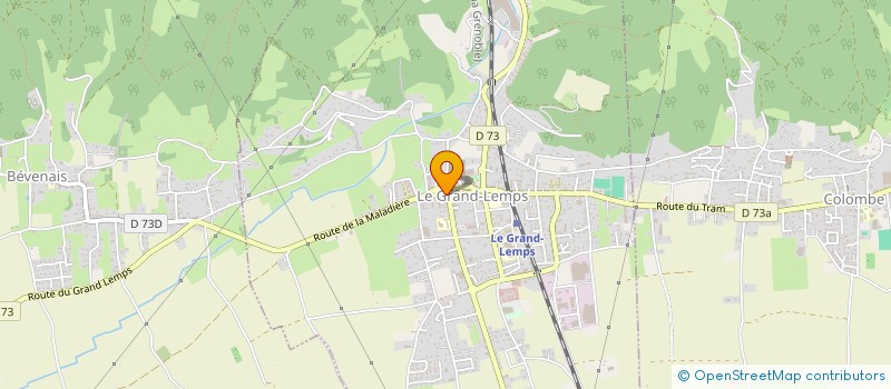 localisation de l'entreprise MADAME ISABELLE CHANTELOUVE  LE GRAND-LEMPS