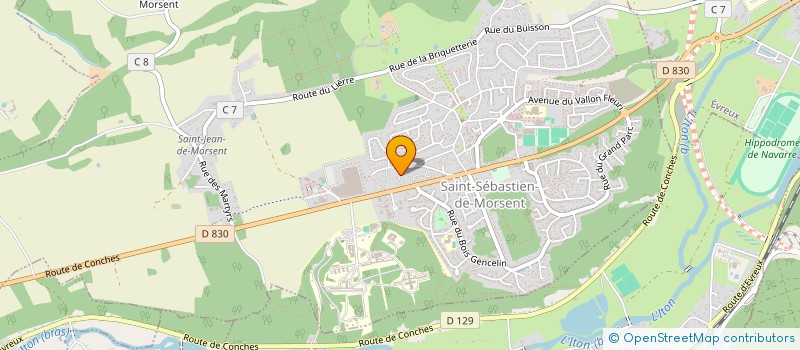 localisation de l'entreprise MADAME ISABELLE CHANU  SAINT-SEBASTIEN-DE-MORSENT