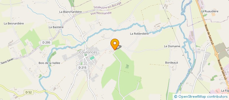 localisation de l'entreprise MADAME ISABELLE CHAPDELAINE  VIRE-NORMANDIE