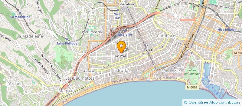 localisation de l'entreprise MADAME ISABELLE CHAPELET à NICE