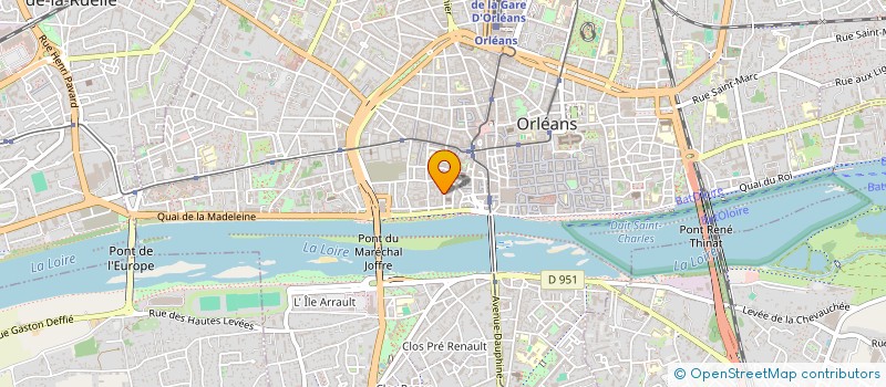 localisation de l'entreprise MADAME ISABELLE CHAPERON à ORLEANS