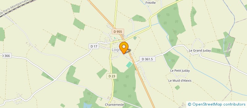 localisation de l'entreprise MADAME ISABELLE CHAPILLON à LOGRON