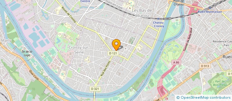 localisation de l'entreprise MADAME ISABELLE CHAPUIS à CROISSY-SUR-SEINE