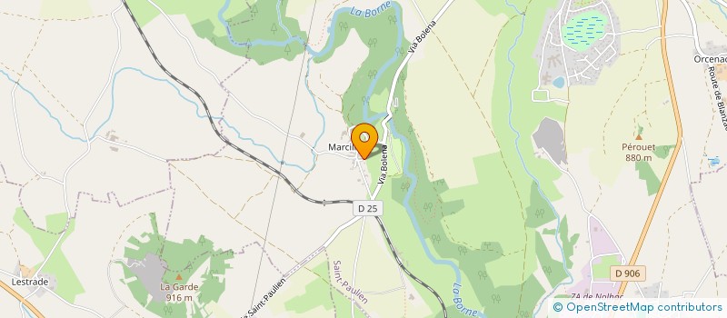 localisation de l'entreprise MADAME ISABELLE CHAPUIS  SAINT-PAULIEN