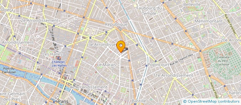 localisation de l'entreprise MADAME ISABELLE CHAPUT  PARIS