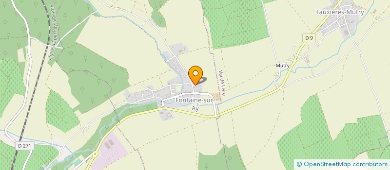 localisation de l'entreprise MADAME ISABELLE CHARBAUT  FONTAINE-SUR-AY