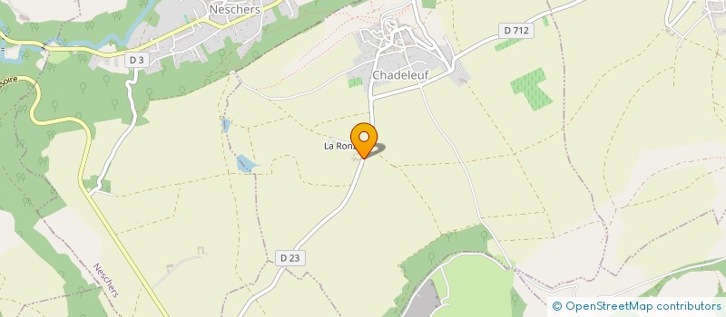 localisation de l'entreprise MADAME ISABELLE CHARDON  CHADELEUF