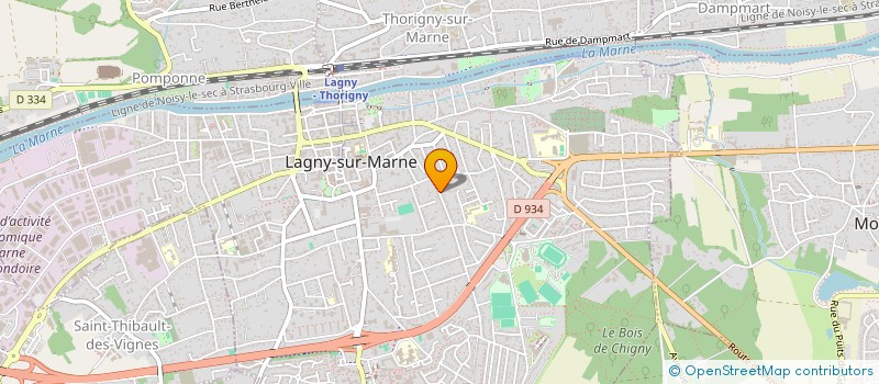 localisation de l'entreprise MADAME ISABELLE CHARLERY  LAGNY-SUR-MARNE